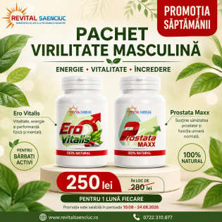 Pachet Virilitate Masculină – Ero Vitalis + Prostata Maxx